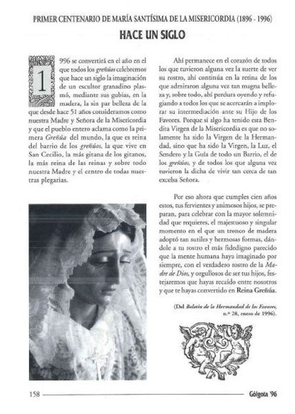 Gólgota, Centenario Misericordia (1996)