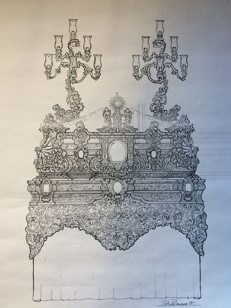 Diseño Pedro PaLenciano, Paso Cristo de los Favores (1997)